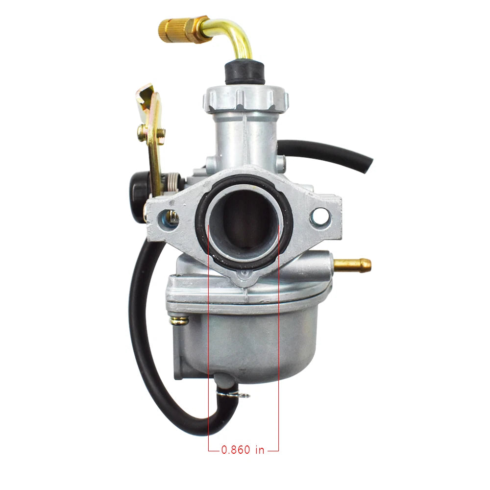 Carburetor with Air Filter for Kawasaki KLX140 KLX140L (2008–2021)