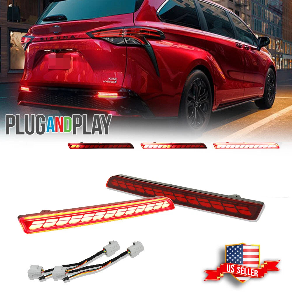LED Rear Bumper Light for Toyota Sienna (2021–2026)