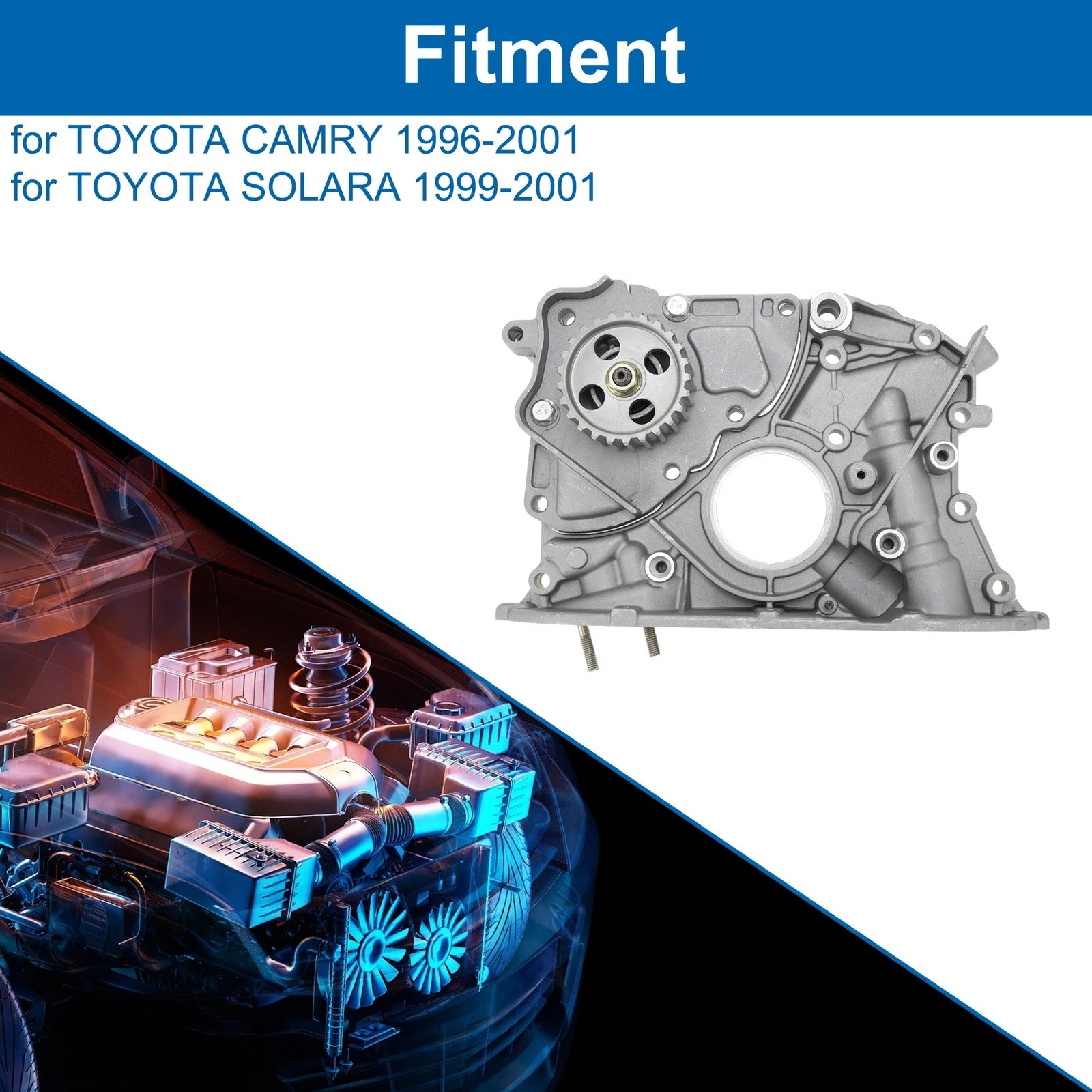 Engine Oil Pump for Toyota Camry (1996–2001) 1510074060/1510074010