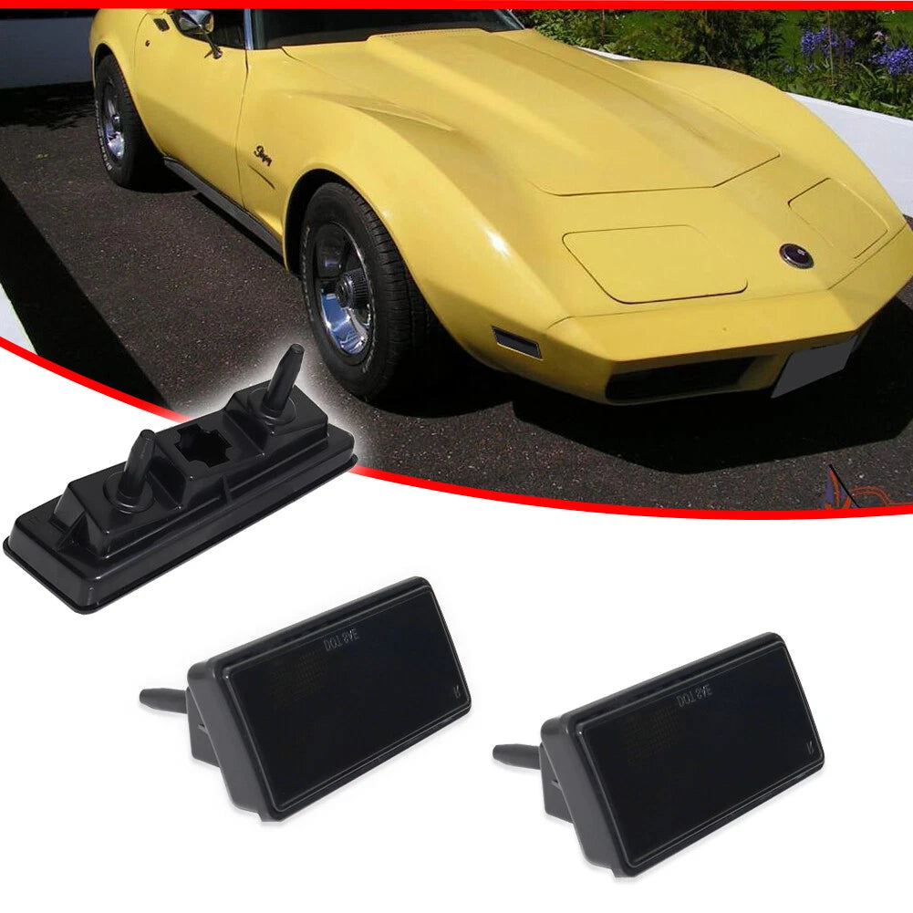 Bumper Side Marker Parking Light Housings for Chevy Corvette C3 (1974–1979)