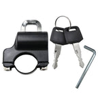 Motor Helmet Lock Handlebar 7/8" Tube Anti-theft Security for Universal