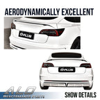 ABS Rear Trunk Spoiler Wing for Tesla Model 3 (2017–2021) Black