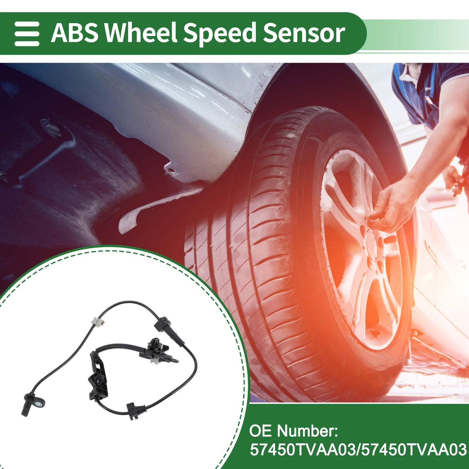ABS Wheel Speed Sensor No. 57450TVAA03 for Honda Accord (2018–2021)