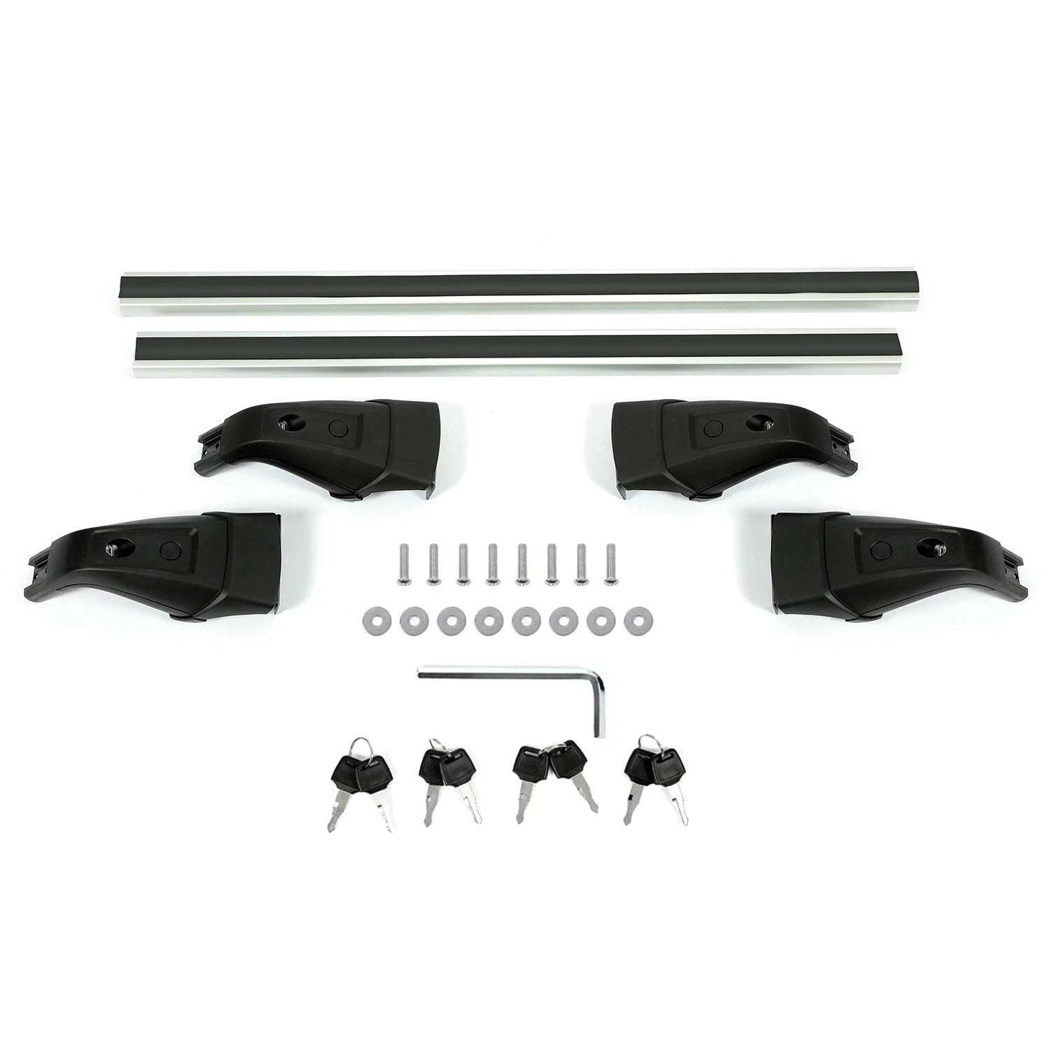 Set of 2 Roof Rack Cross Bars for VW Golf GTI e-Golf (2015–2021)