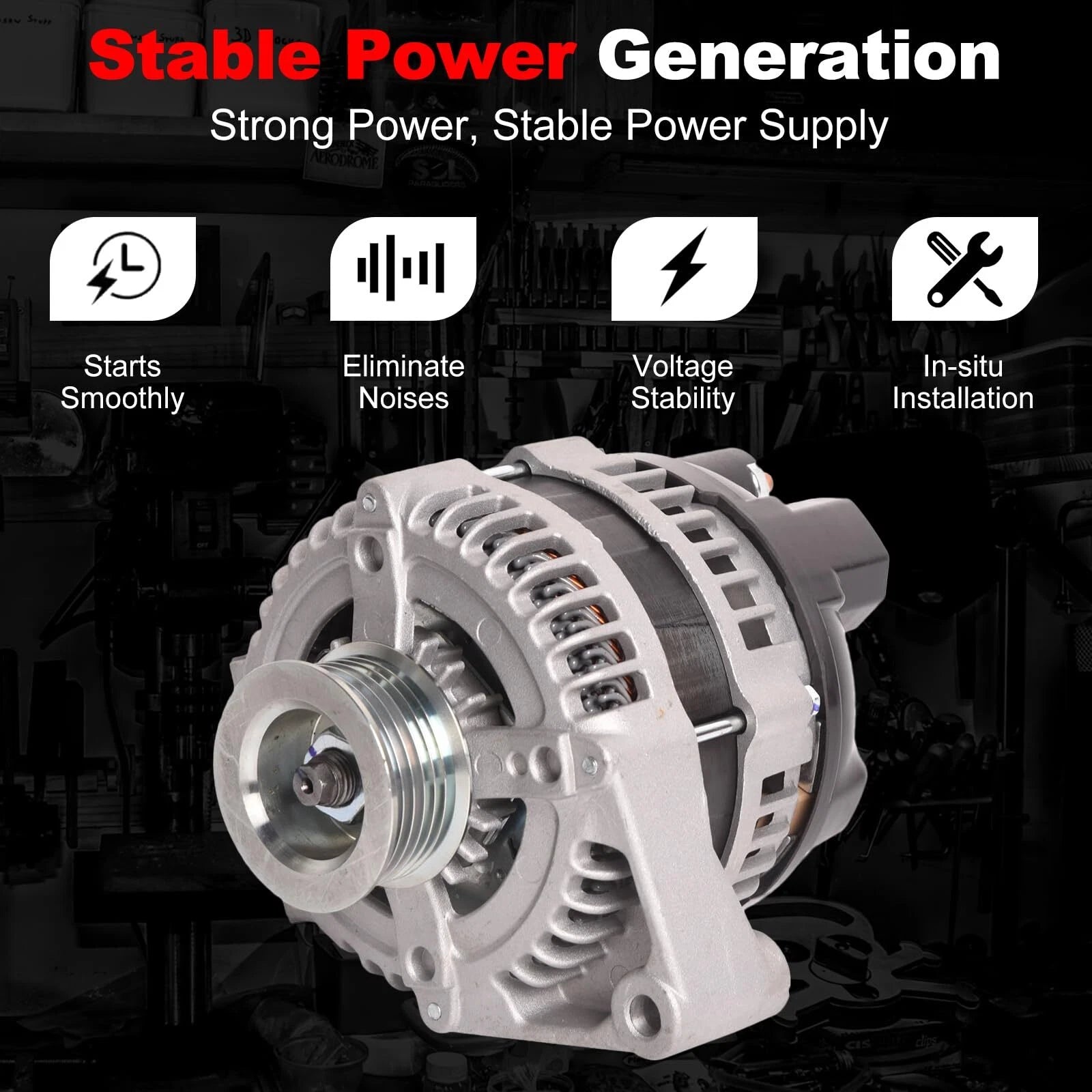 Alternator for Chevrolet Equinox Pontiac Torrent (2007–2009)