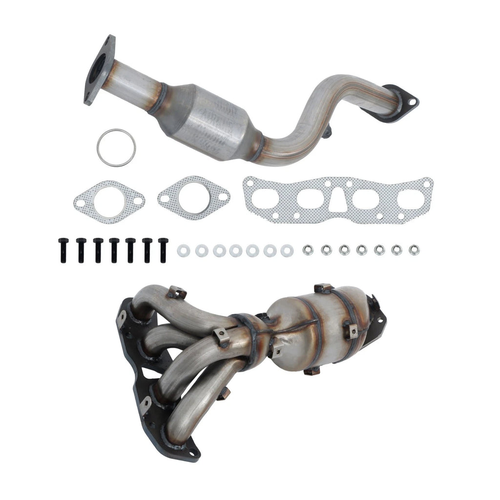 Set of 2 Catalytic Converters for Nissan Rogue (2008–2014) 2.5L