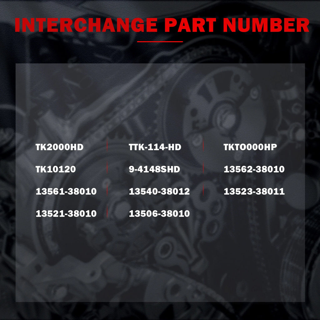Engine Timing Chain Kit for Toyota 4Runner Pickup Celica (1990-2002)