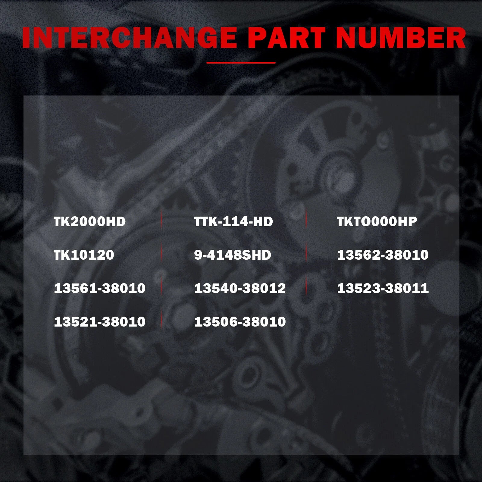 Engine Timing Chain Kit for Toyota 4Runner Pickup Celica (1990-2002)