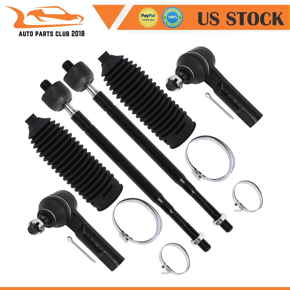 Set of 6 Steering Tie Rod Ends for Honda Odyssey (2011–2017)