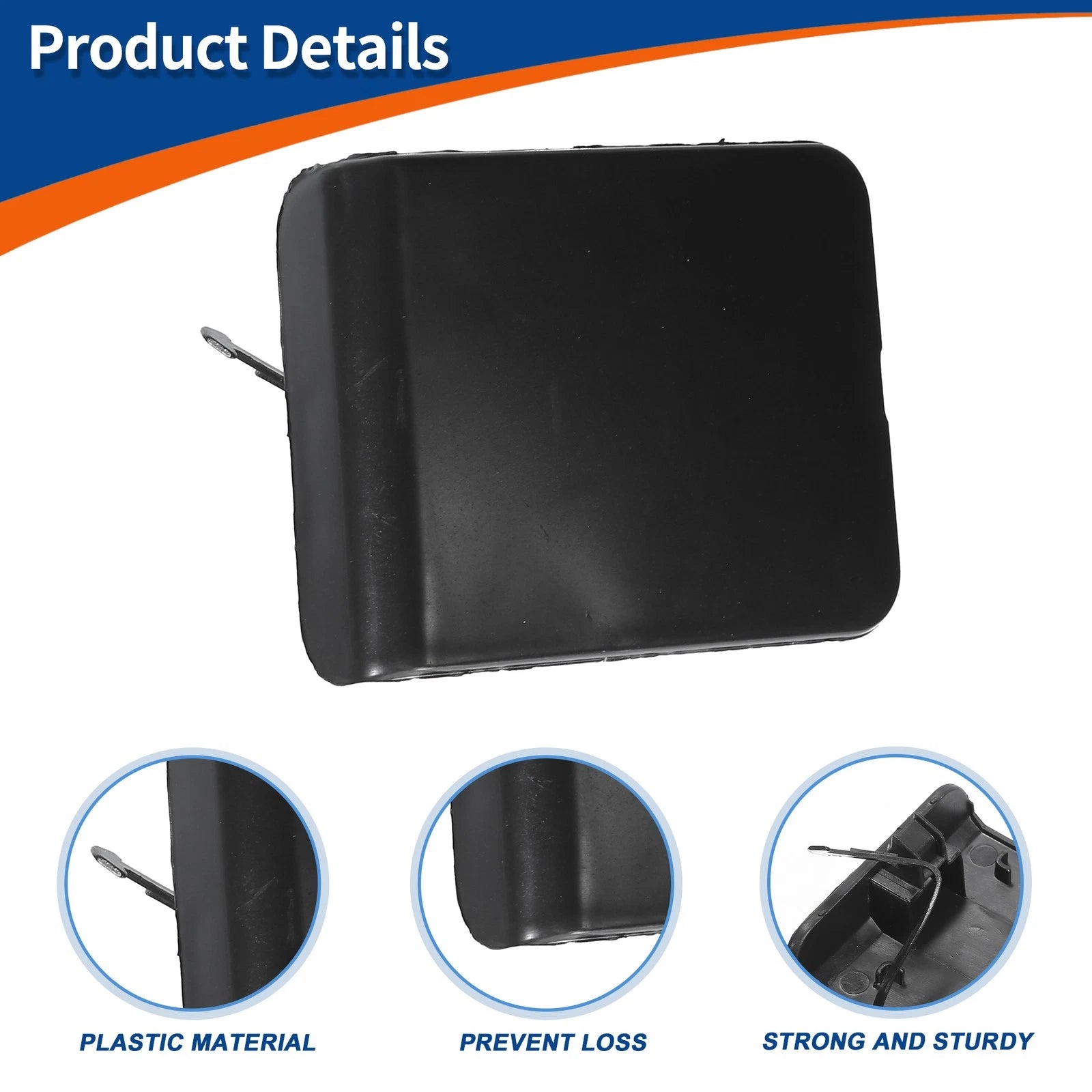 Tow Hook Cap for Nissan Qashqai Dualis (No. 622A0JE20A) Unpainted