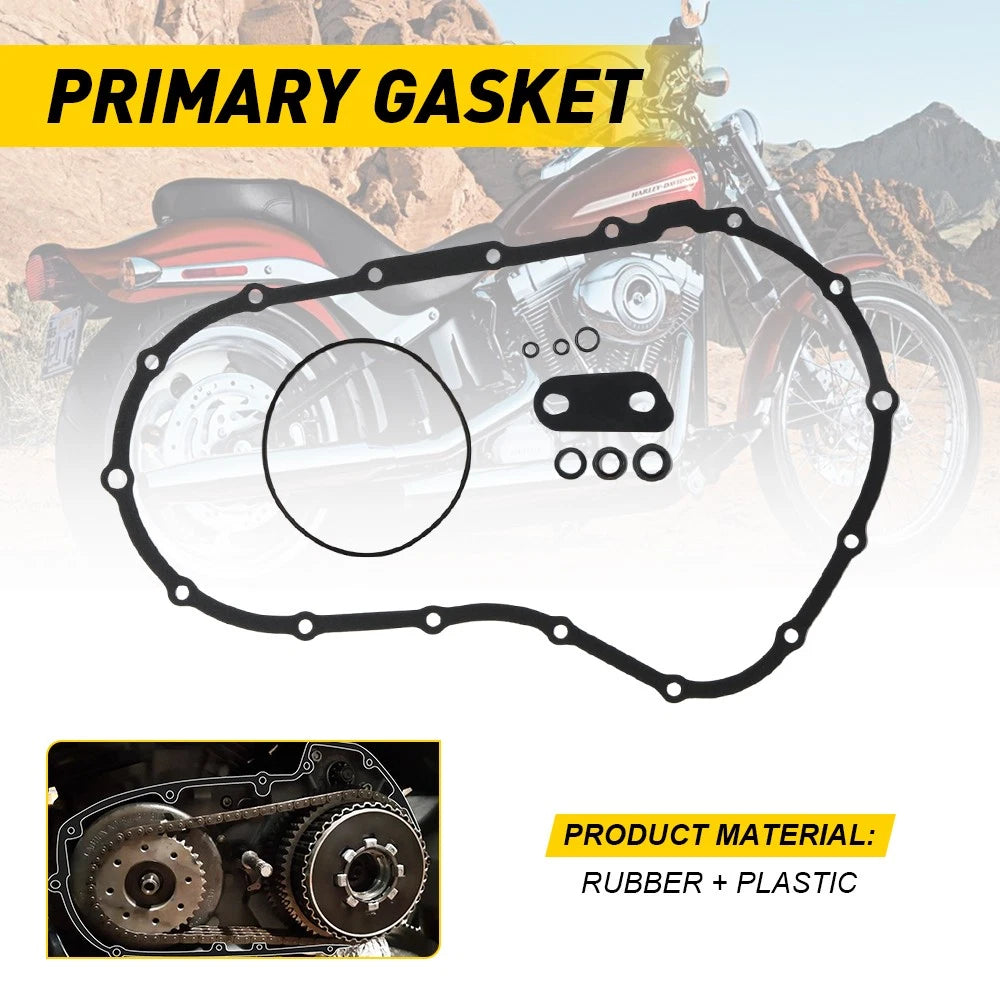 Clutch Primary Cover Gasket Seal & O-Ring Kit for Harley Iron 883 (2009–2020)