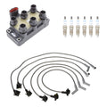 Set of 6 Denso Ignition Coil Wires & Bosch Iridium Spark Plugs for F-150 (1997–2003)