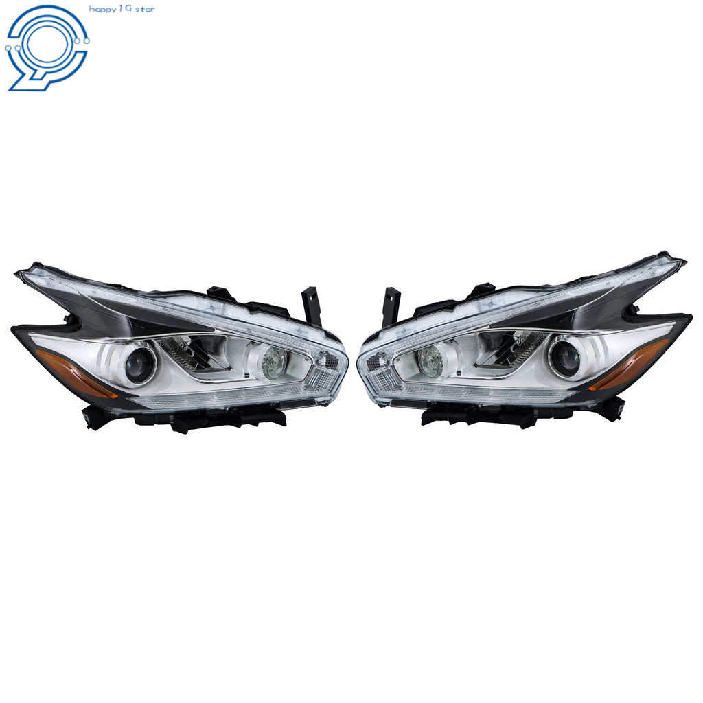 Clear LED Headlights for Nissan Murano (2015-2018) Left + Right Side