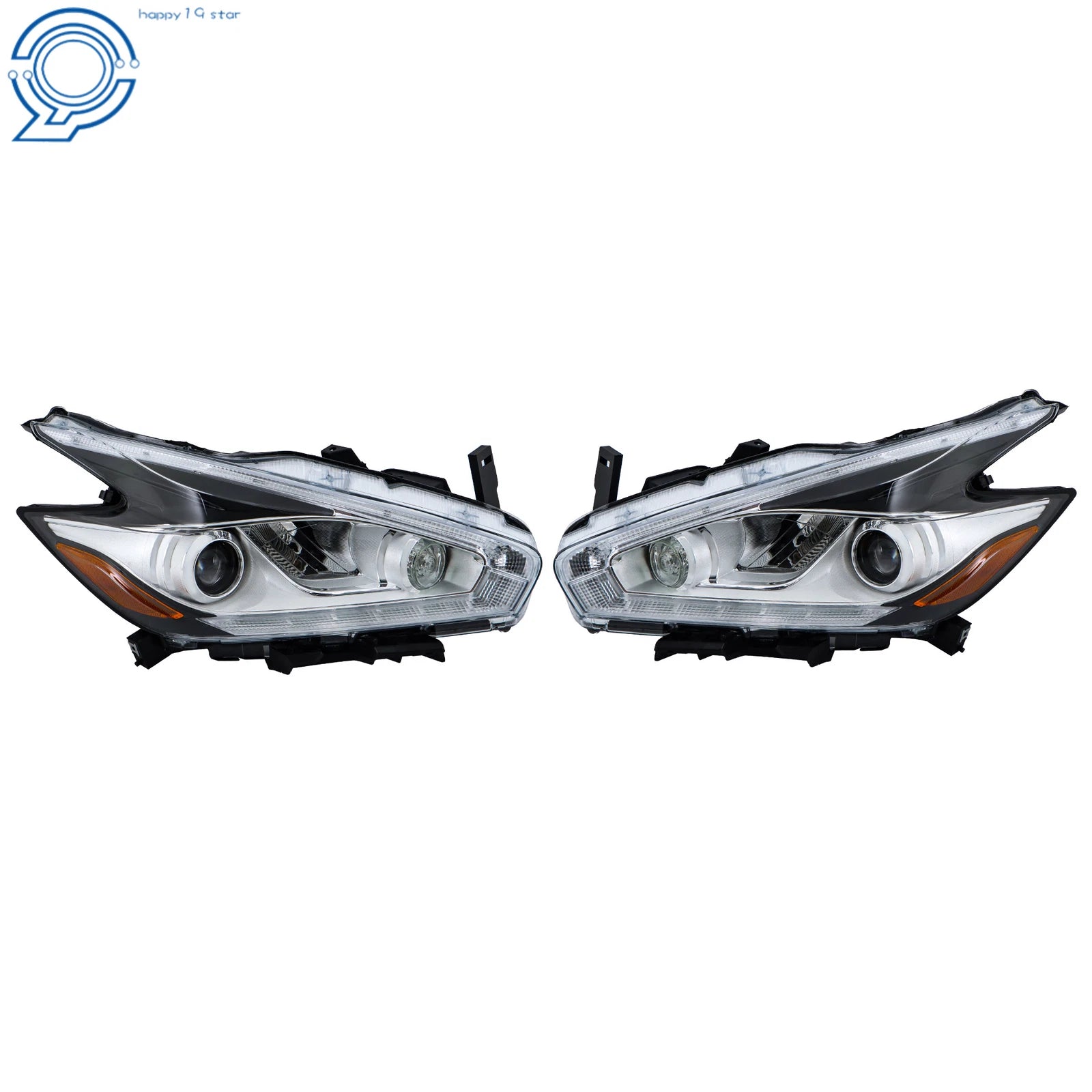Clear LED Headlights for Nissan Murano (2015-2018) Left + Right Side