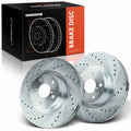 Drilled Brake Rotors for Subaru Outback Forester Impreza Legacy (2000–2023)