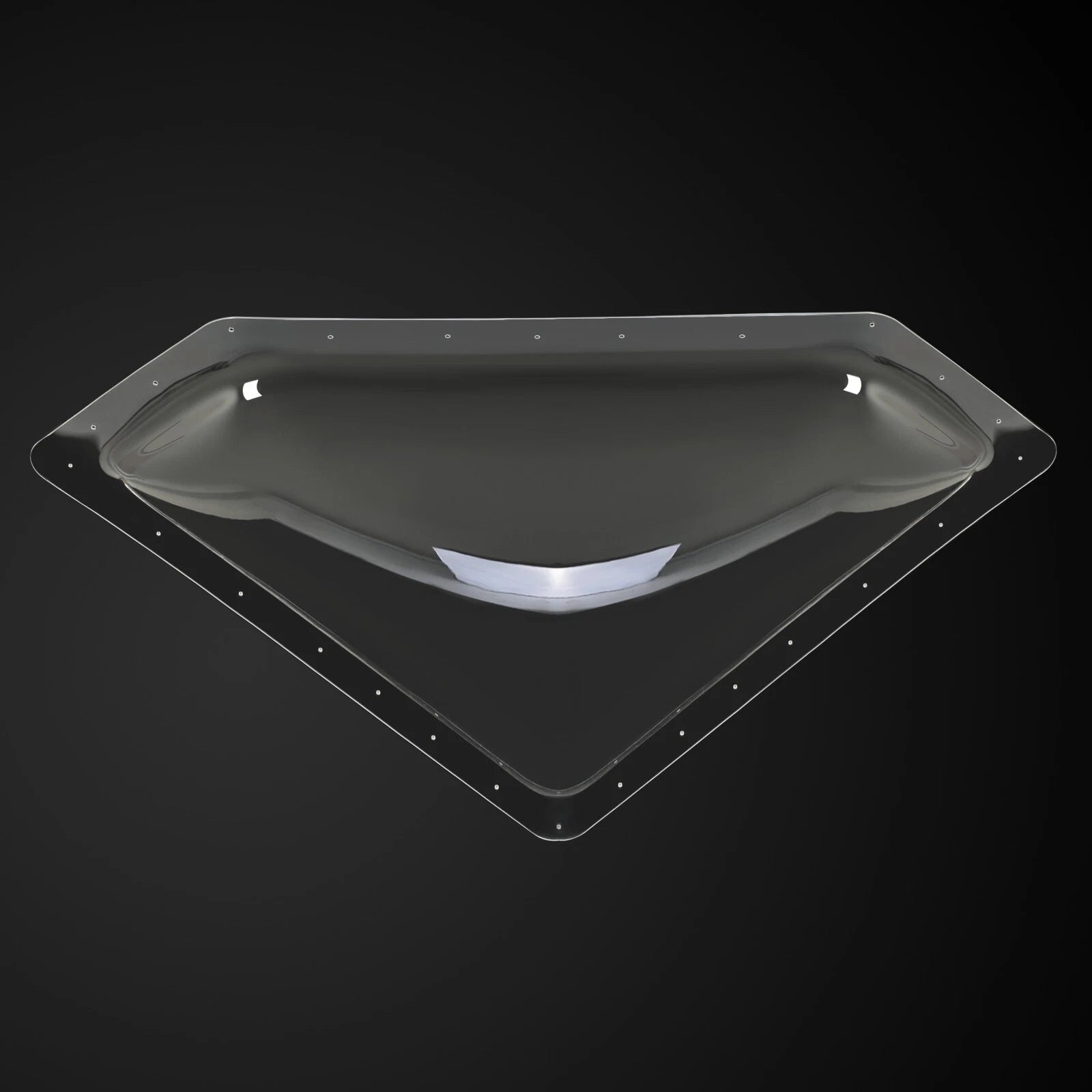 32" x 10" Clear Plastic Skylight Cover for Travel Trailer RV