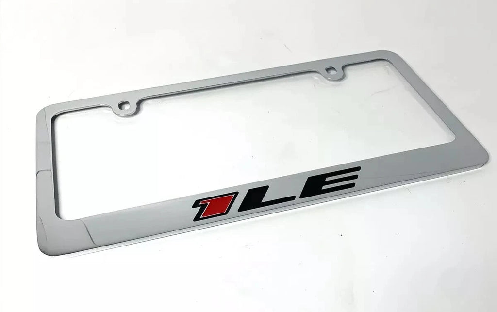 Chrome License Plate Frame Premium Engraved for Chevy Camaro 1LE (2016–2024)