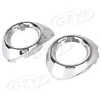 Front Fog Light Cover Bezels Trim Silver for Ford Focus (2012-2013)