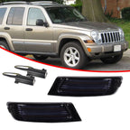 Smoke LED Front Bumper Signal Lights for Jeep Liberty (2005–2007)