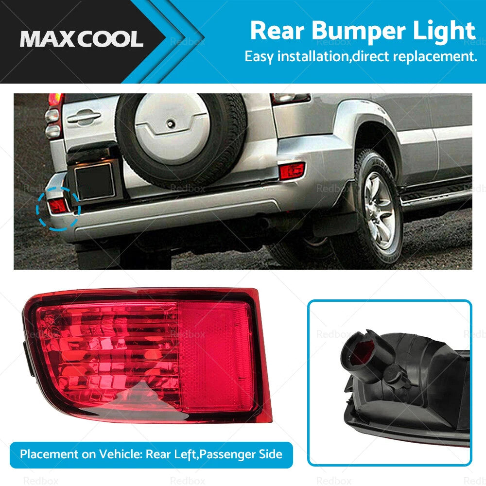 LH Rear Bumper Light Reflector for Toyota Prado J120 (2002–2009)