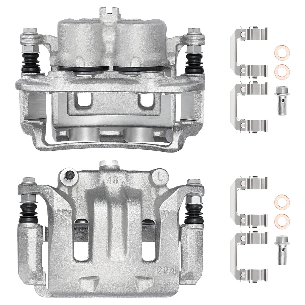 Front Brake Calipers with Bracket for Nissan Xterra (2000–2004) (2003–2004 Frontier)