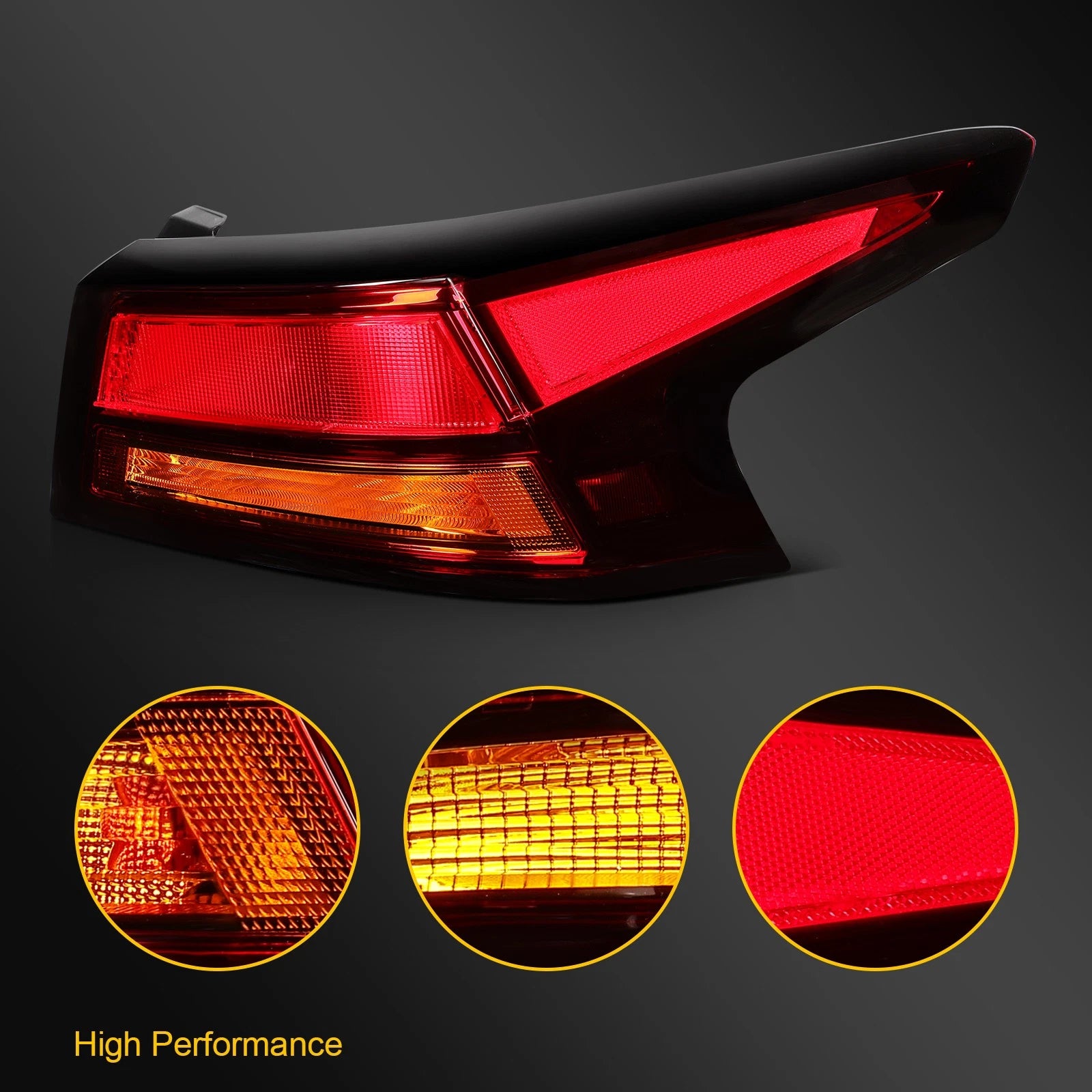 Rear Right LED Tail Light Assembly for Nissan Altima (2019–2022)