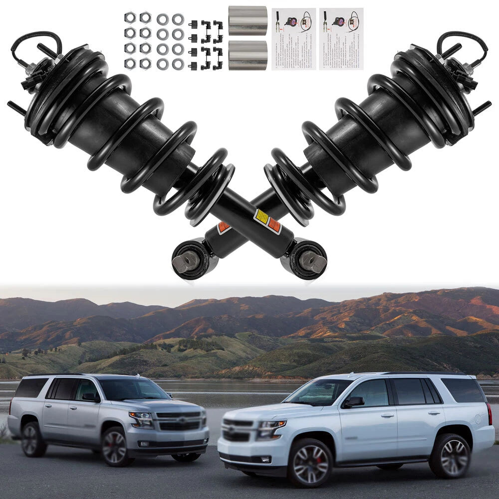 Front Shock Struts Set of 2 Magnetic Ride & Coil Spring for GMC Sierra 1500 (2014–2019)