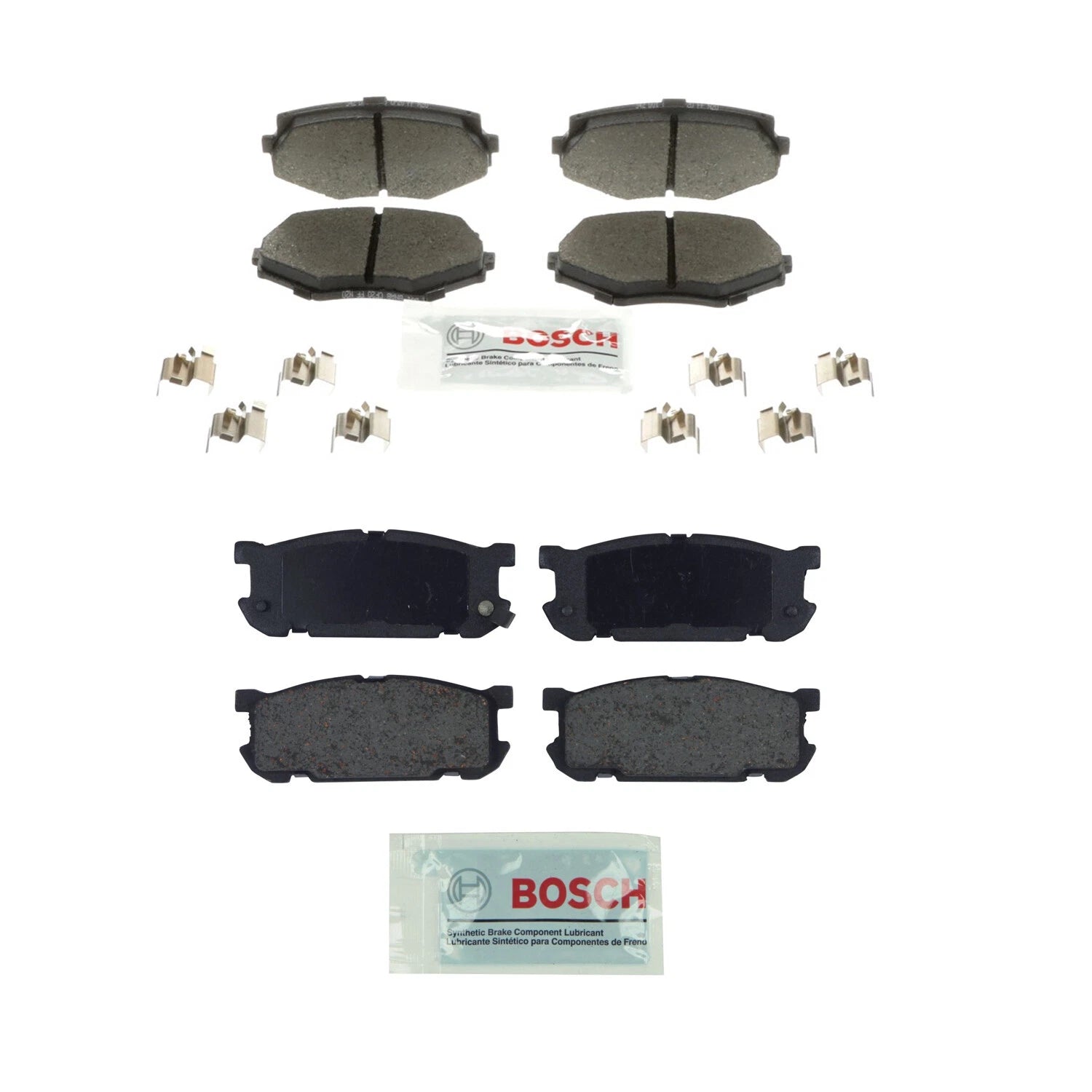 Set of 4 Bosch Blue Ceramic Disc Brake Pads for Miata (2001–2002)