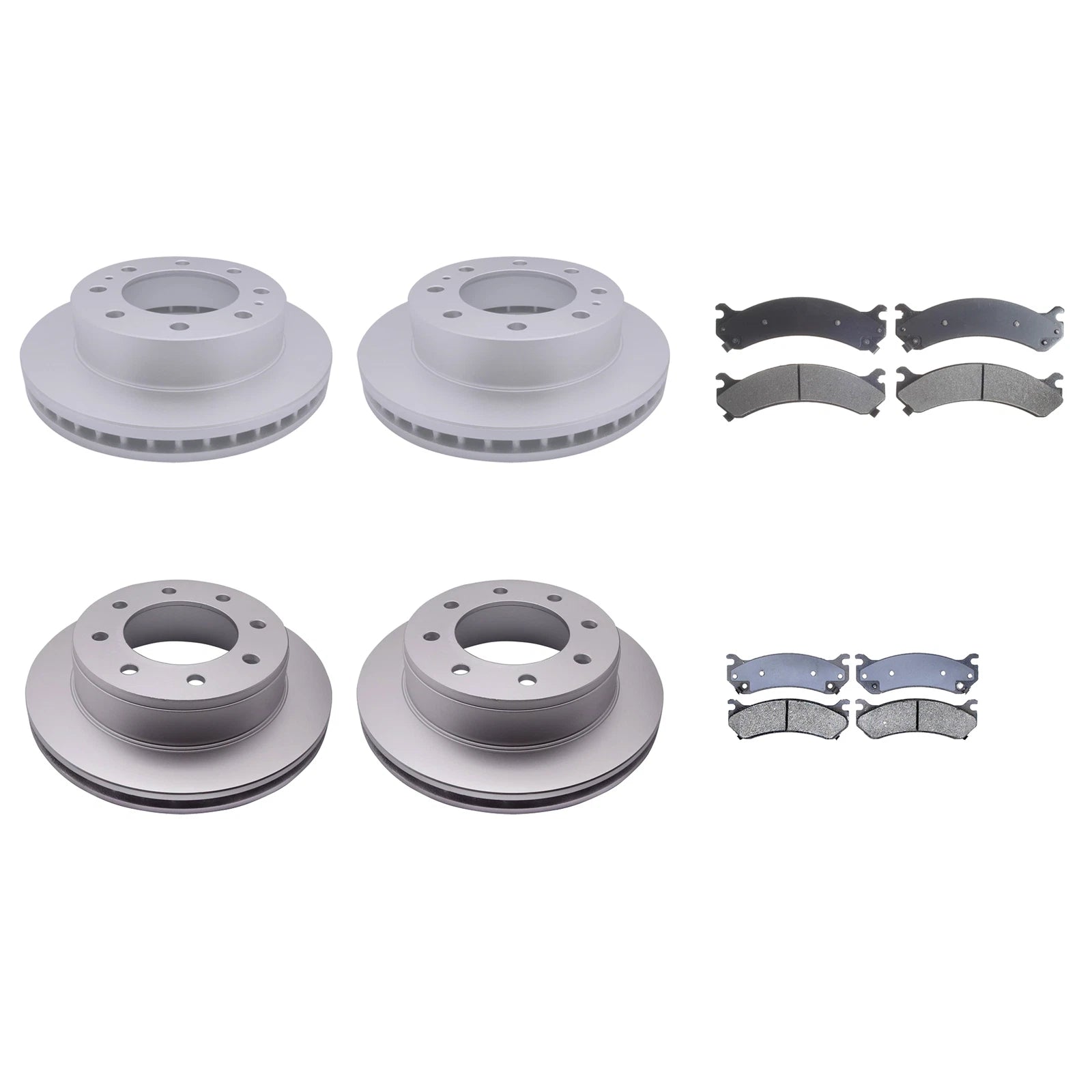 ACDelco Silver Brake Kit Disc Rotors & Pads for Silverado HD (2019–2023)