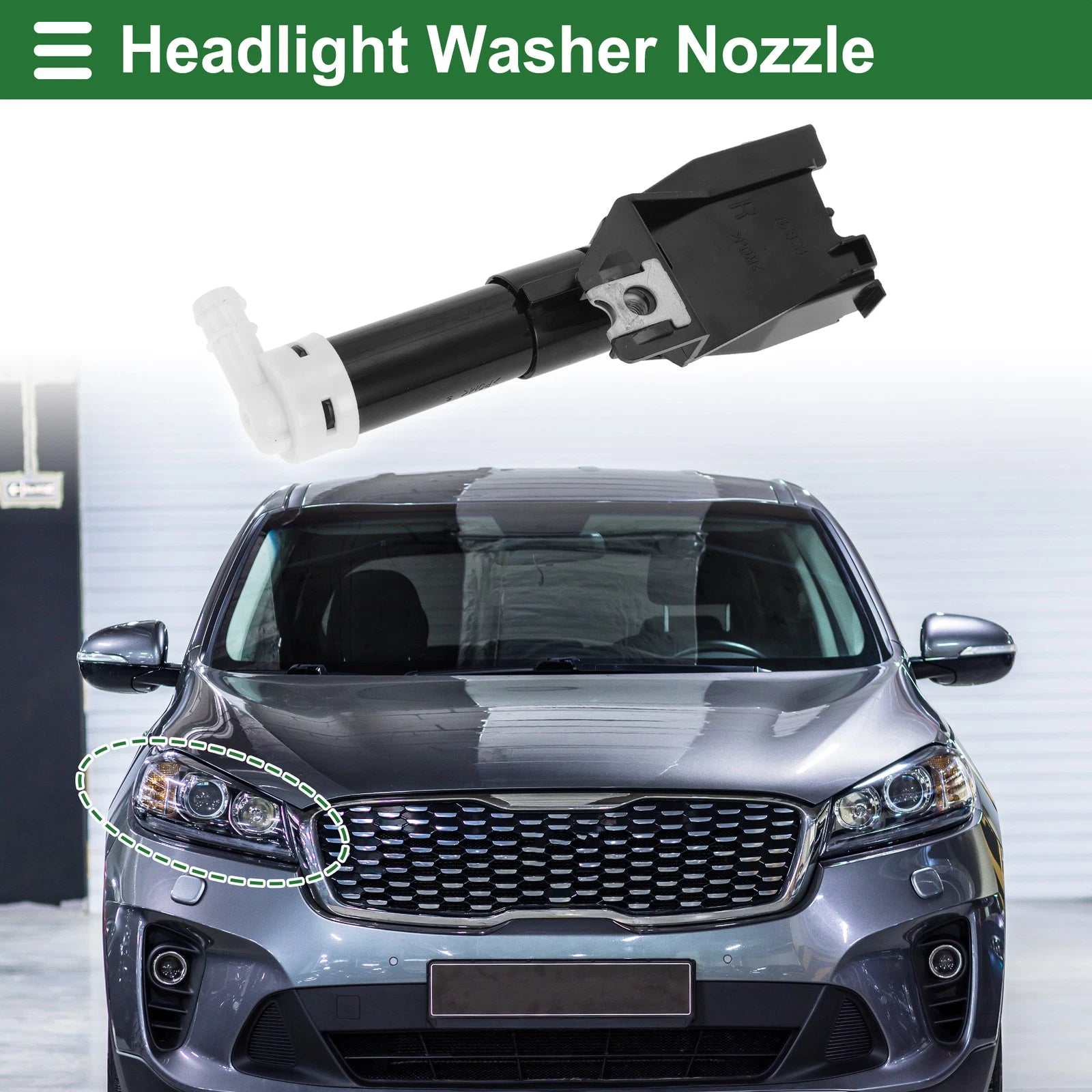 Front Passenger Side Headlight Washer Nozzle for Mitsubishi Pajero (No.MR339968)
