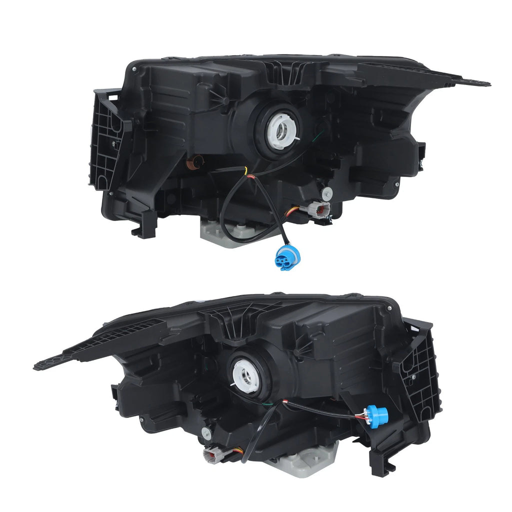Set of 2 Halogen Headlight Assembly for Nissan Frontier (2022–2023) Black