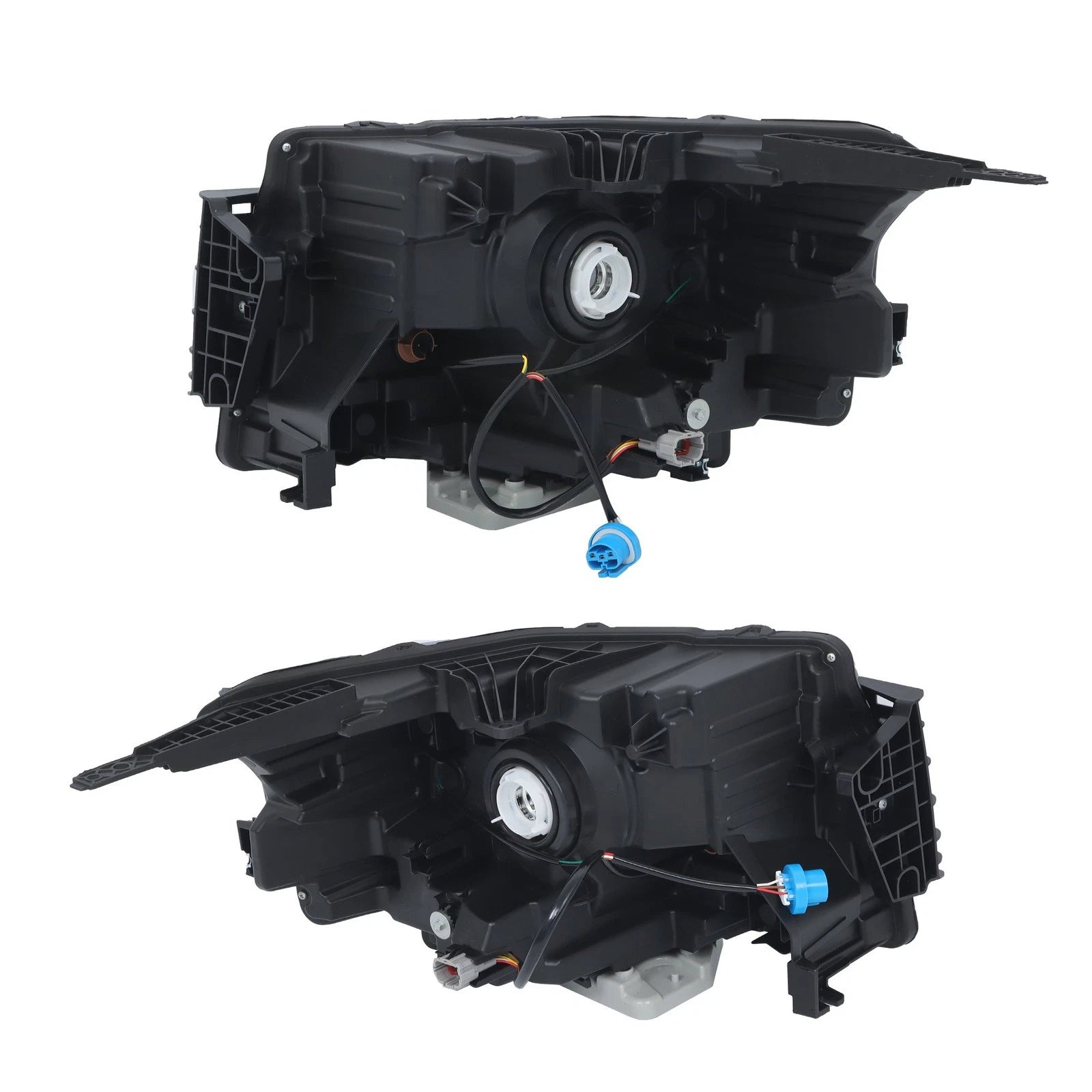 Set of 2 Halogen Headlight Assembly for Nissan Frontier (2022–2023) Black