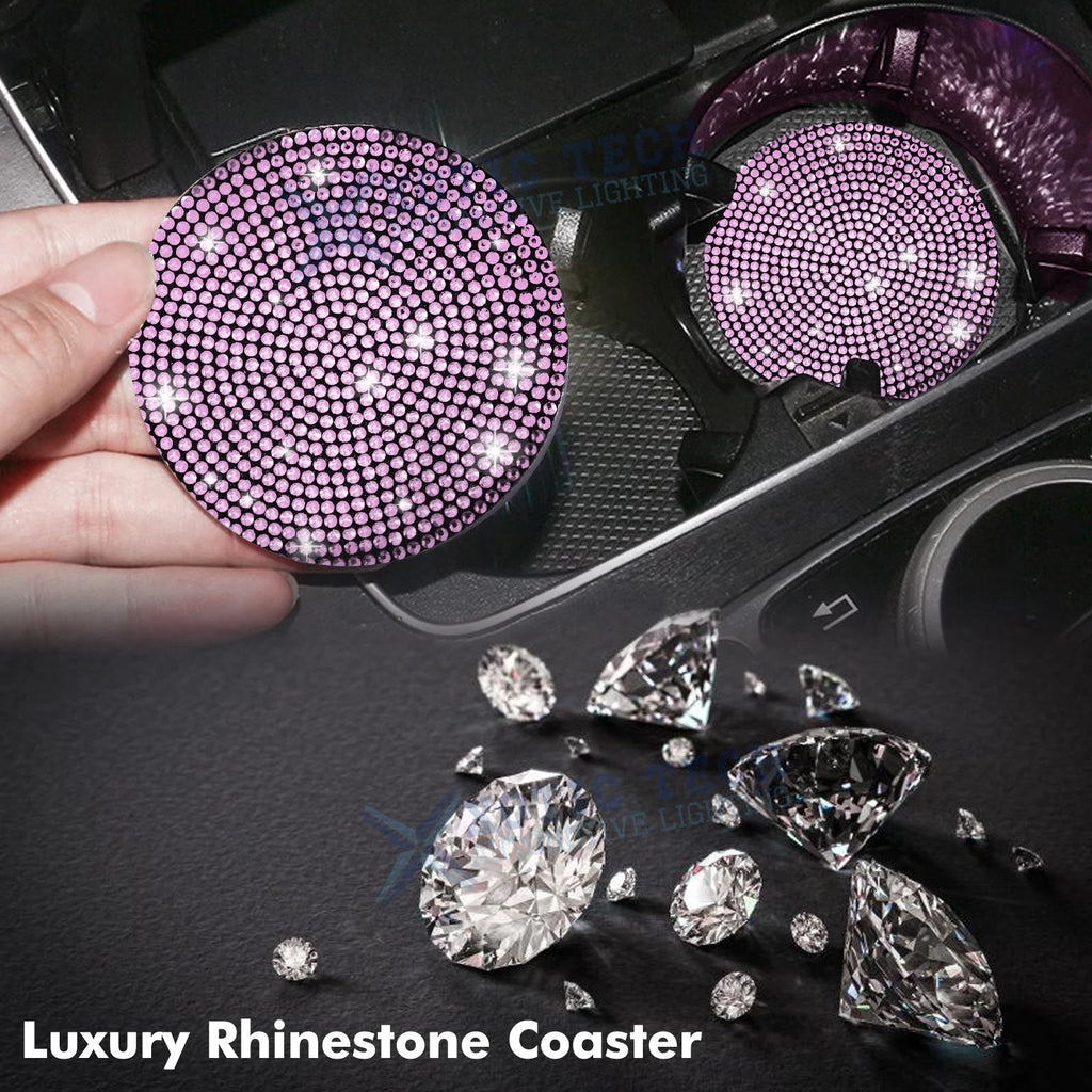 2.75" Cup Drink Holder Coaster Insert for Vehicle (1 Pair)
