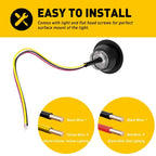 20X Amber/Red 3/4" Dual Color LED Round Bullet Side Marker Light for Trucks