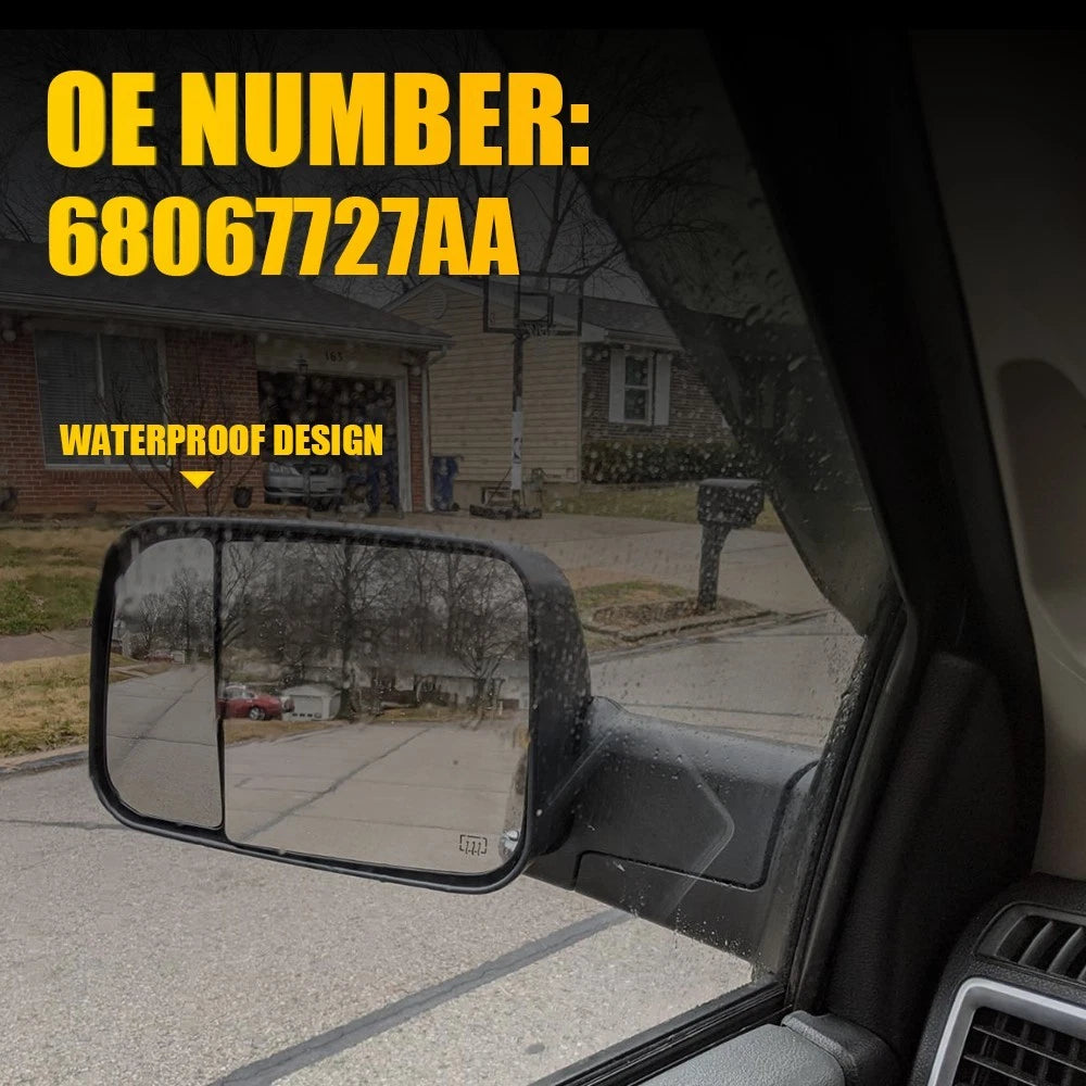 Heated Upper Towing Mirror Glass for RAM (2009–2022)