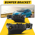 Set of 2 Bumper Retainers for Toyota Prius C (2012–2017) Front Outer Black