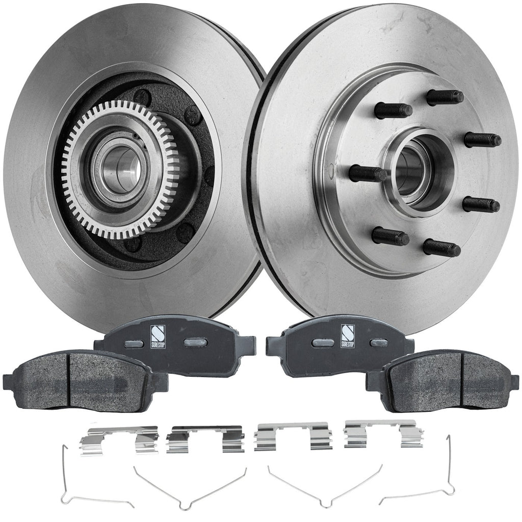 Brake Rotor and Pad Kit for Ford F-150 RWD (2004–2008)