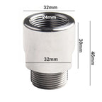 Motor Rotor ER Collet Chuck Spindle Attachment with Threaded Adapter