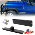 Smoked Lens LED Front Side Marker Lights for Jeep Wrangler (1987–1995)