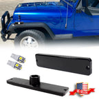 Smoked Lens LED Front Side Marker Lights for Jeep Wrangler (1987–1995)