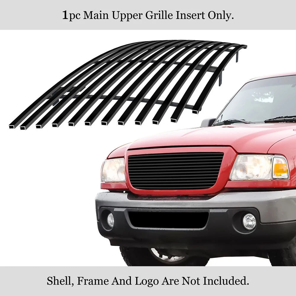 Billet Grille Insert for Ford Ranger (2006-2012) - Black Main Upper