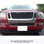 Stainless Black Mesh Grille Insert for Ford Explorer Sport Trac (2007-2010)
