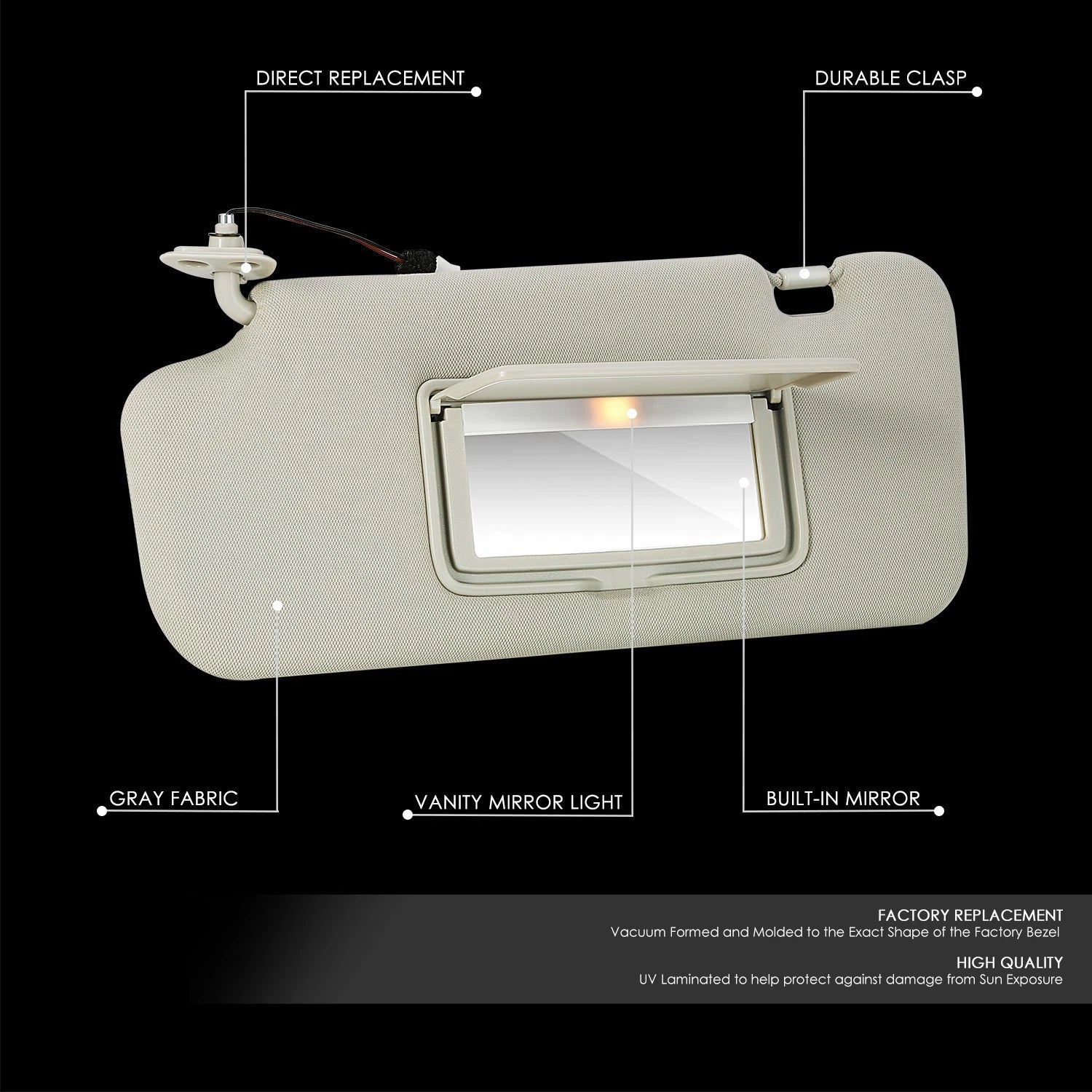 Chrome Housing Headlight and Amber Side Corner Lamps for Ford F150 (2009–2014)