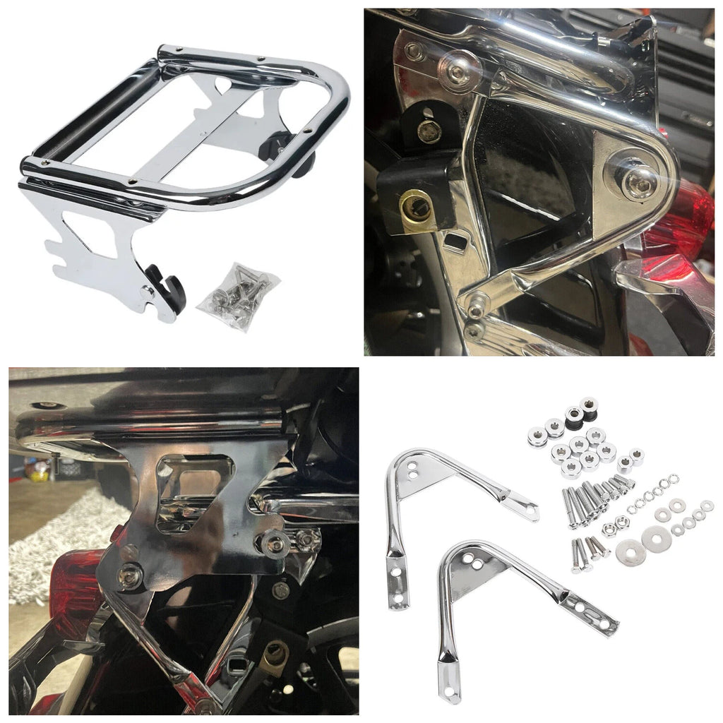 Quick Detach Trunk Mount Rack Docking Hardware Kit for Harley Touring (1997–2008)