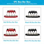 Bus Bar Power Distribution Box for BMW (2018) M8 M10 DC 48V Red Black