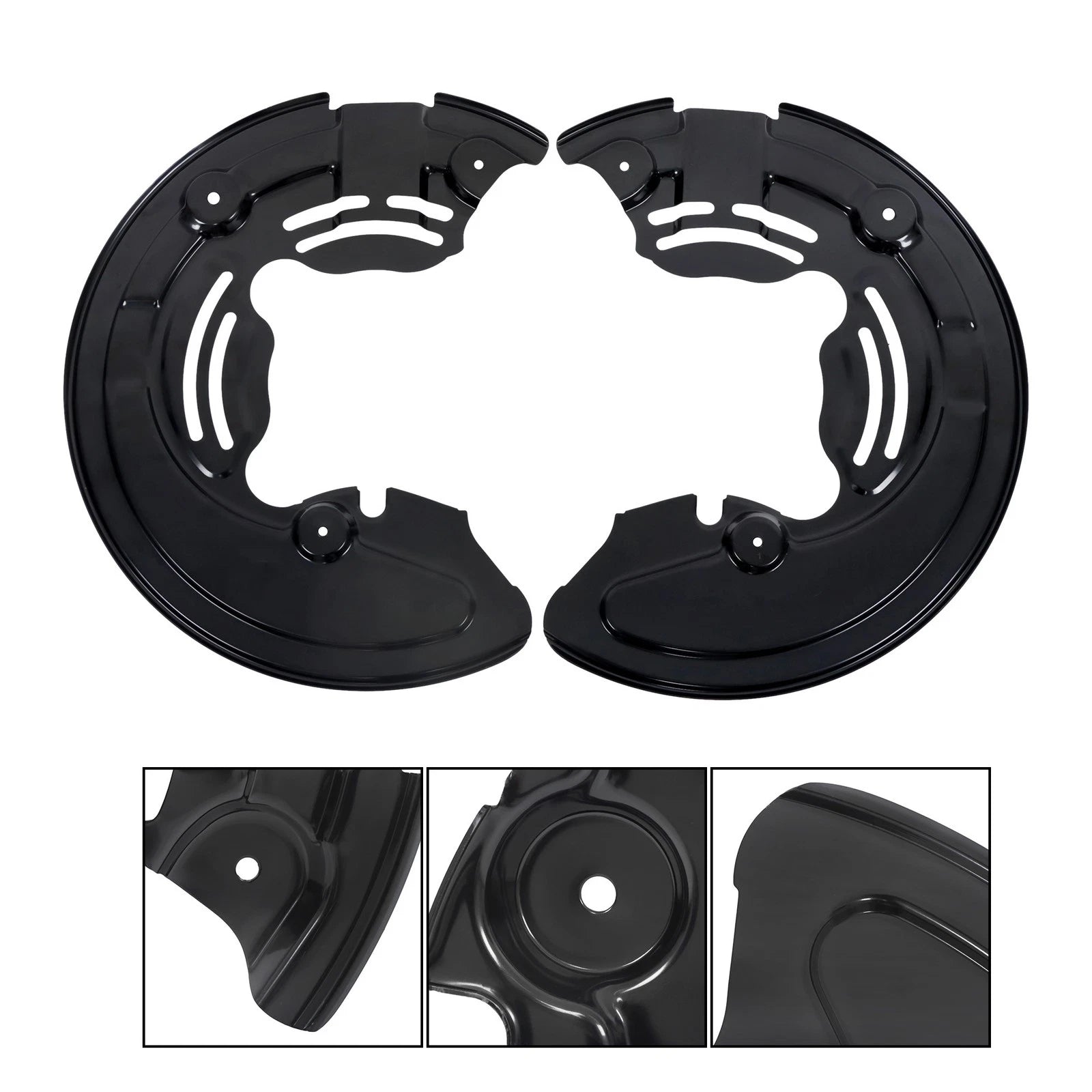 Front Brake Dust Shields Splash Pair for Lincoln Navigator, Ford F-150 (2007–2023)