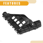 RH Front Bumper Support Bracket for Toyota Corolla (2014–2016) 1 Pc Black