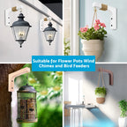 Hanging Plant Hook for Wooden Basket Wall Flower Pot (Plant Hanger)