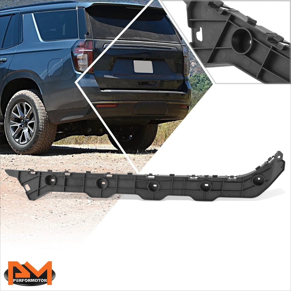 Rear Driver LH Bumper Cover Support Bracket for Chevrolet Tahoe GMC Yukon (2021–2023)
