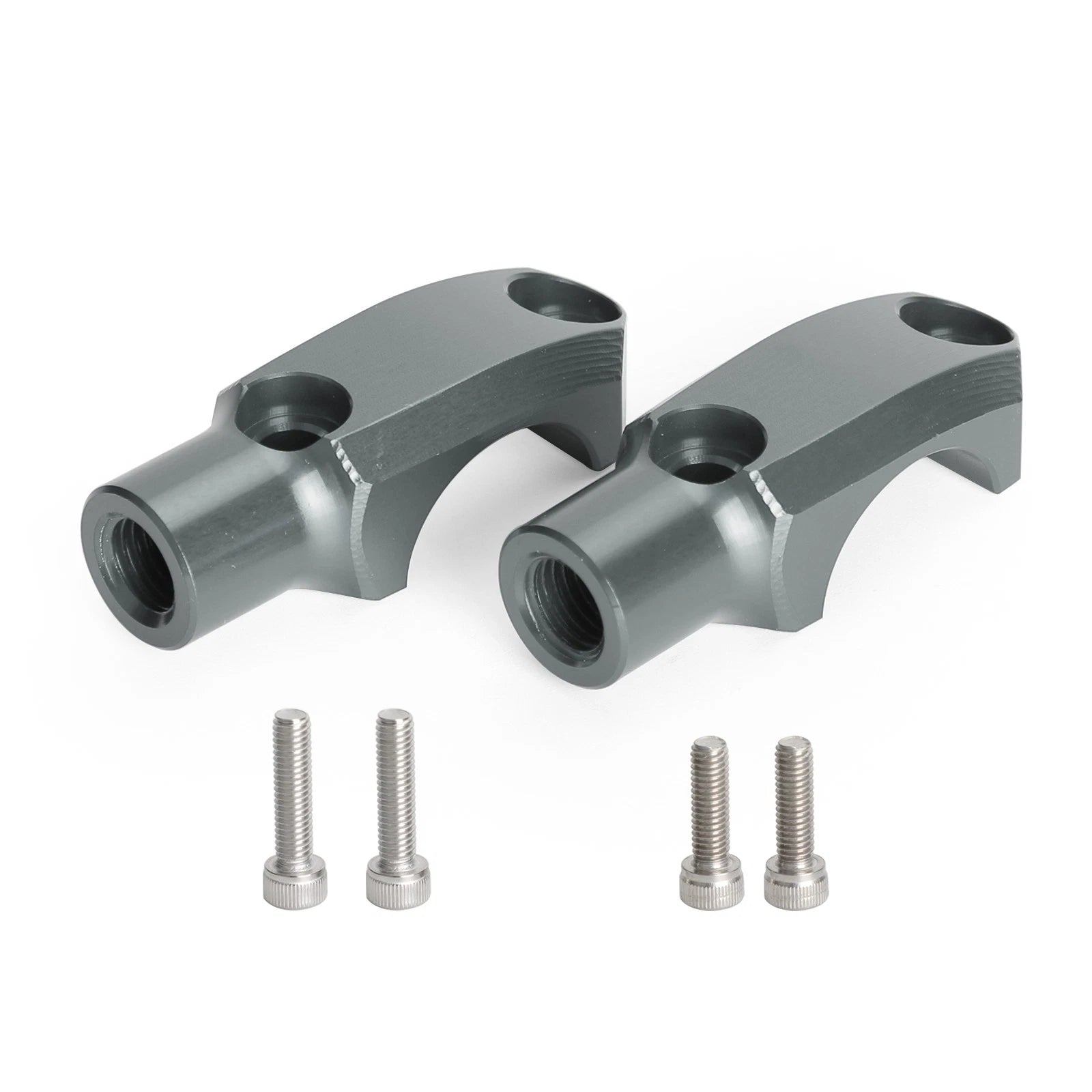 CNC Master Cylinder Handlebar Clamp 10mm Mirror Mount for Ducati